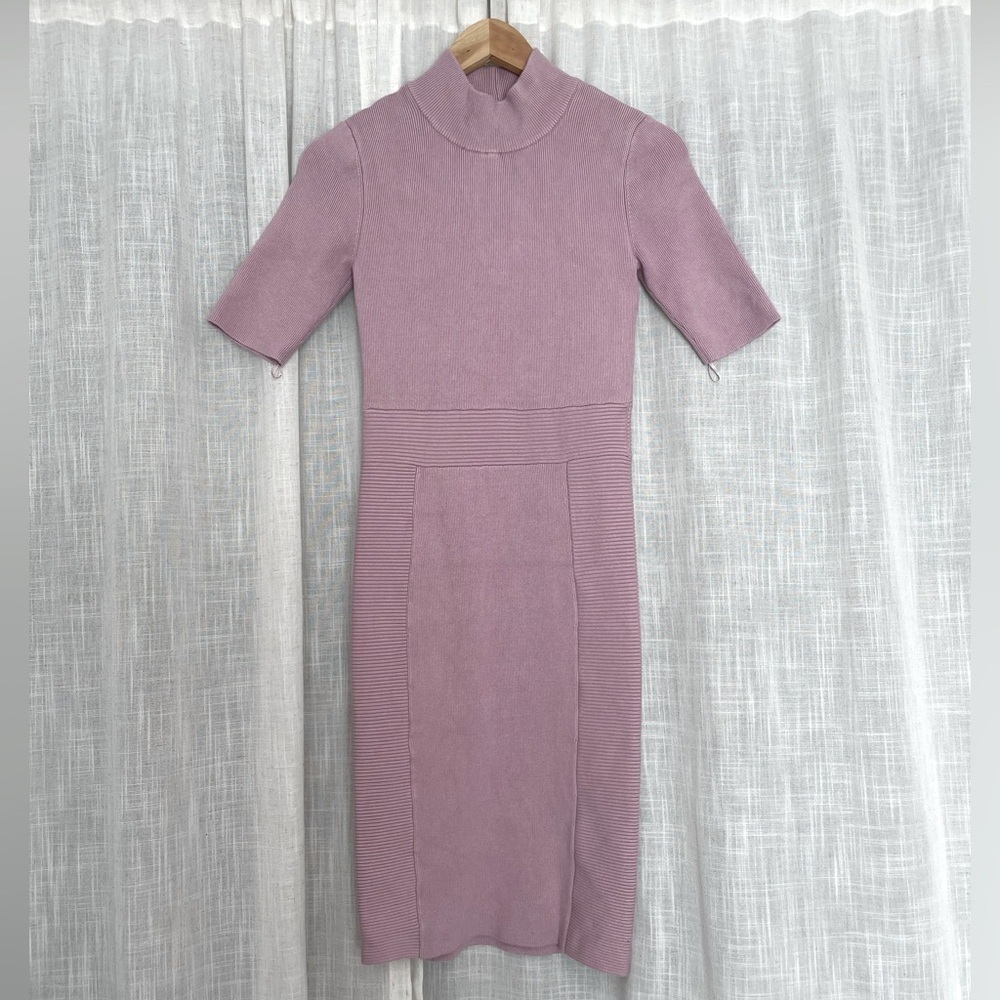 Guess Bodycon Rayon/Viscose Party Dress in Lavender Size S/M